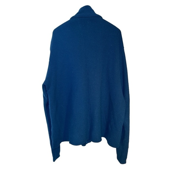 Marc Edwards Full Zip Leather Sweater Jacket Black Size XXL - Picture 5 of 12